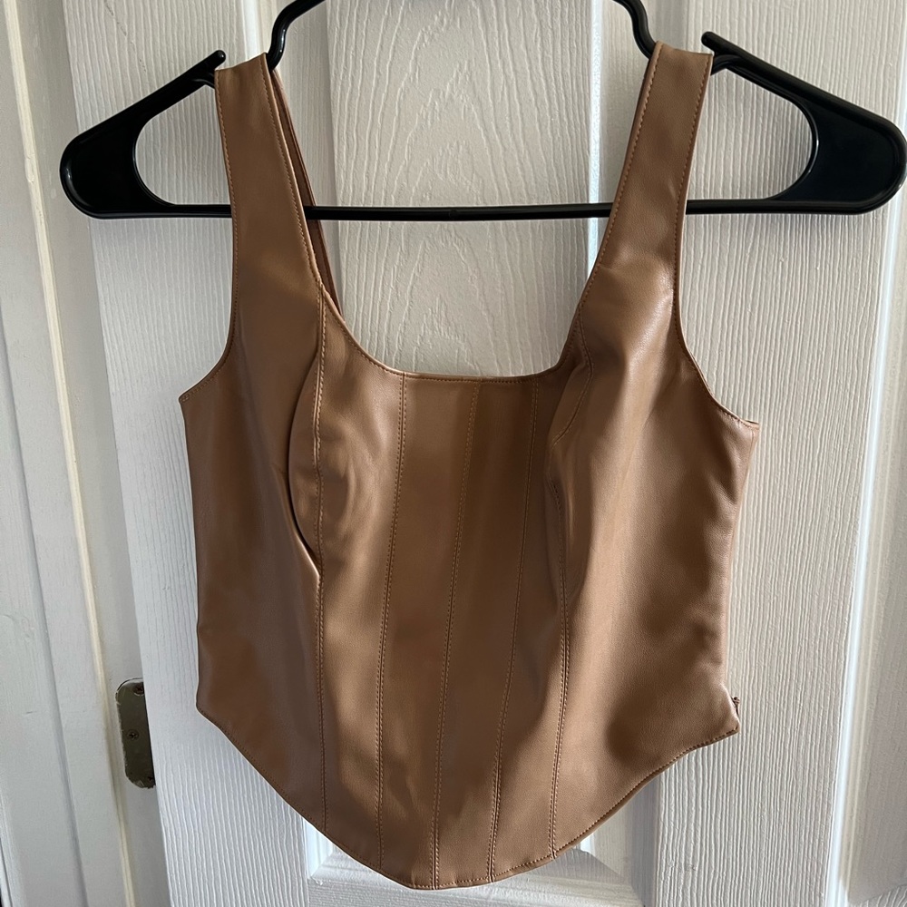 NWT Abercrombie and finch corset crop top. Size XS